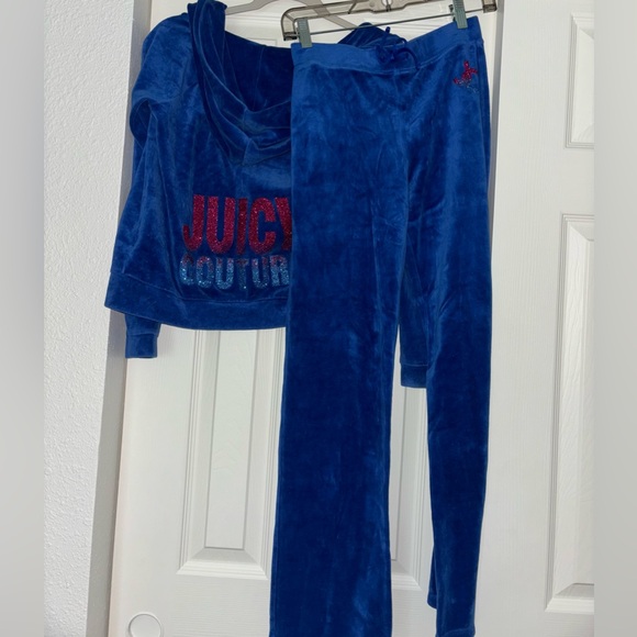 juicy couture VINTAGE tracksuit 💙🩷 early 2000s era ✨ - Picture 2 of 7
